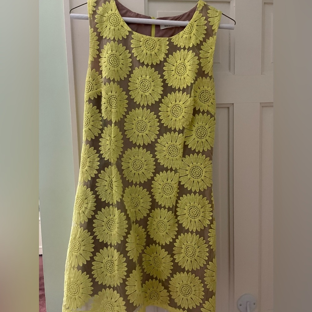 Beautiful yellow summer mini dress